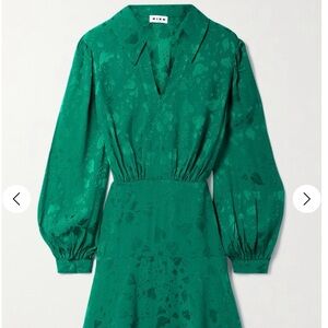 Rico green midi dress